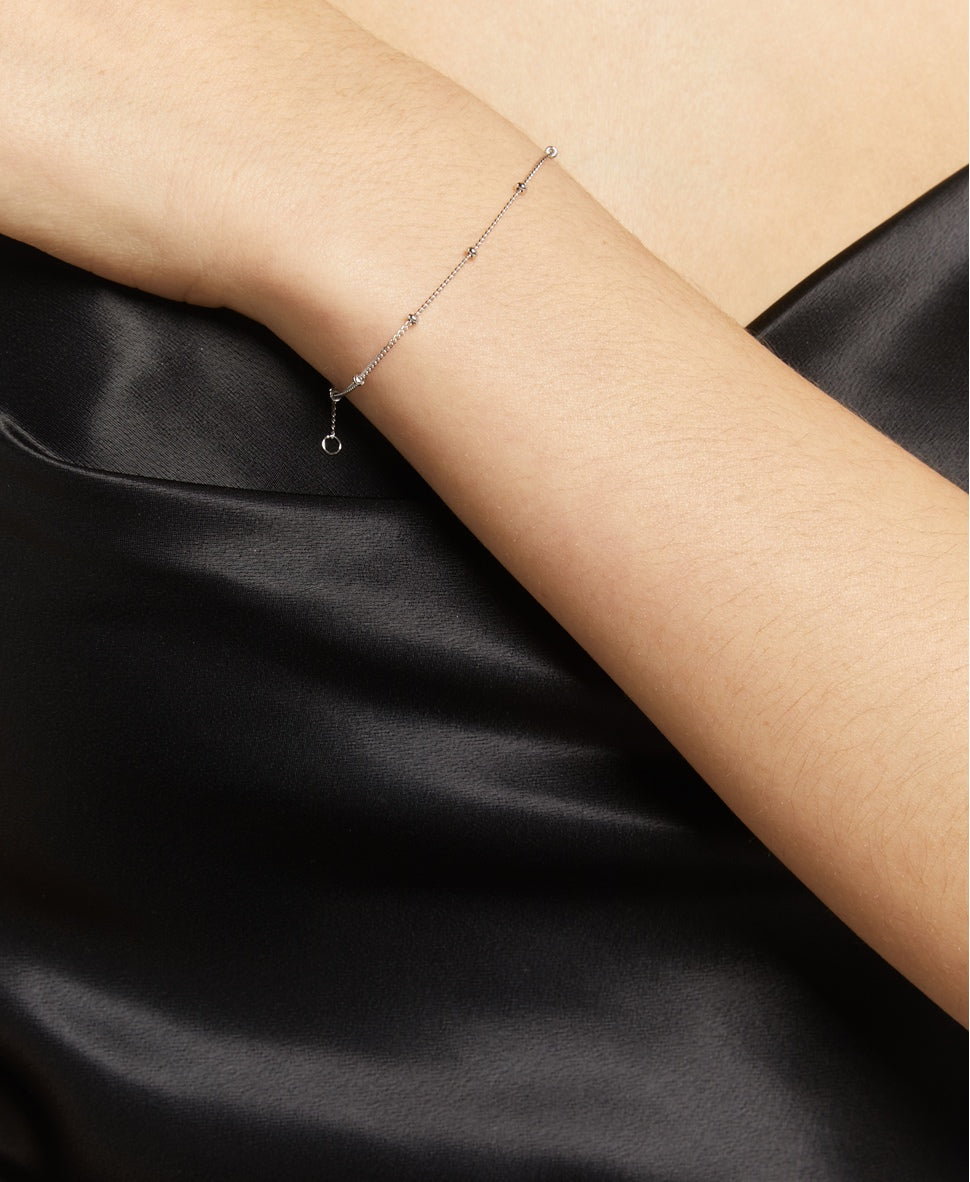 Lawrence Grey Jewelry řetízkový náramek Stříbrná 3