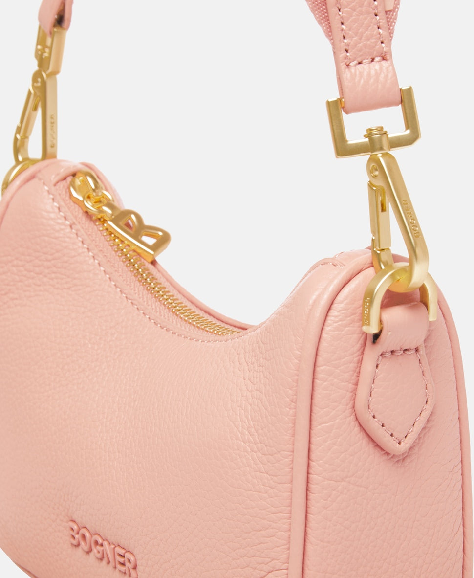 Bogner Kožená messenger taška Růžová 2