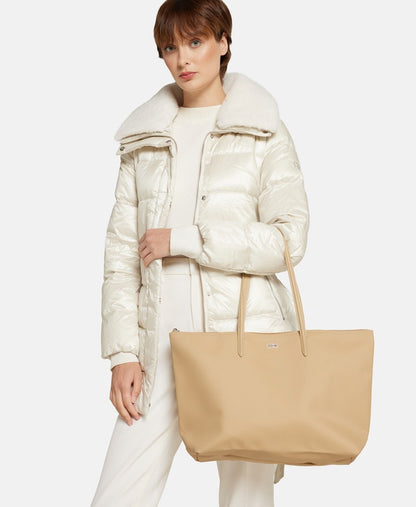 Lacoste kabelka shopper Jěmně béžová 5