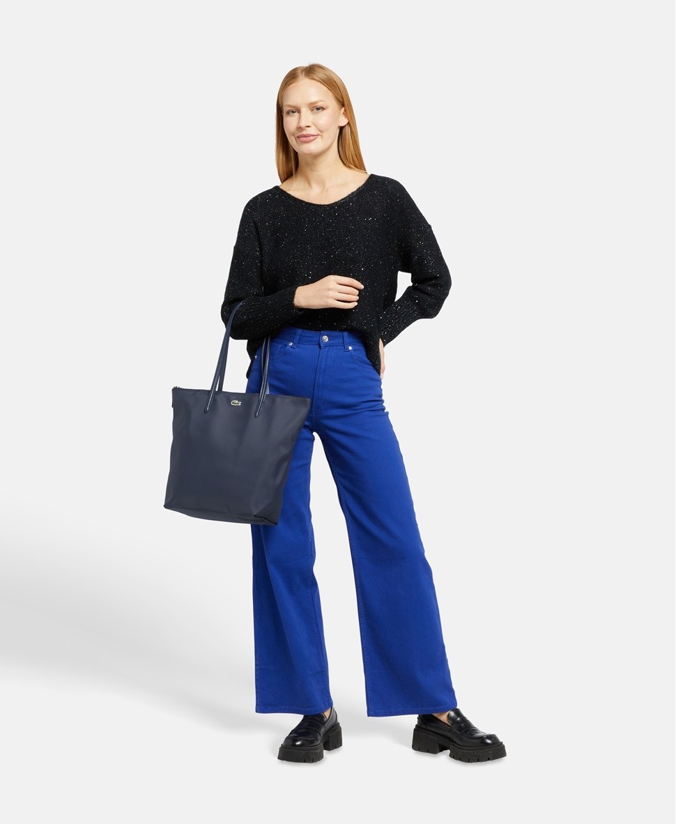Lacoste kabelka tote Tmavě modrá 5