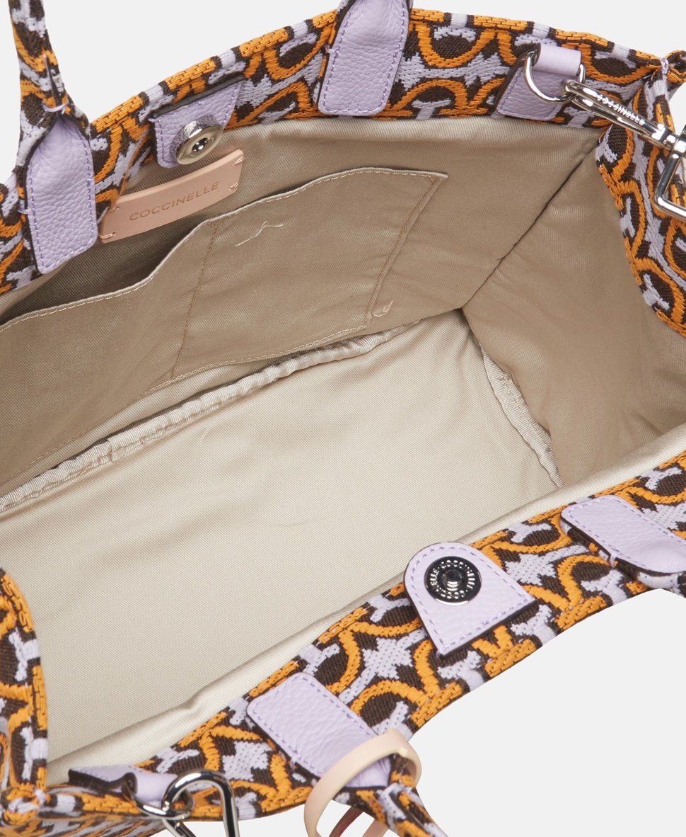 Coccinelle kabelka shopper Oranžová 3