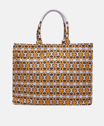 Coccinelle kabelka shopper Oranžová 4