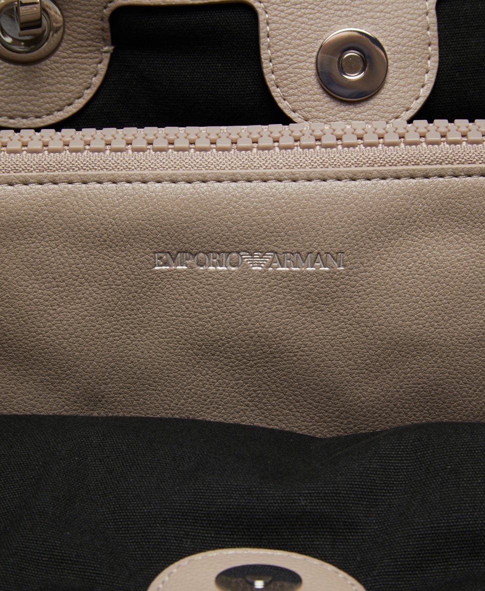 Emporio Armani kabelka shopper Béžová 4