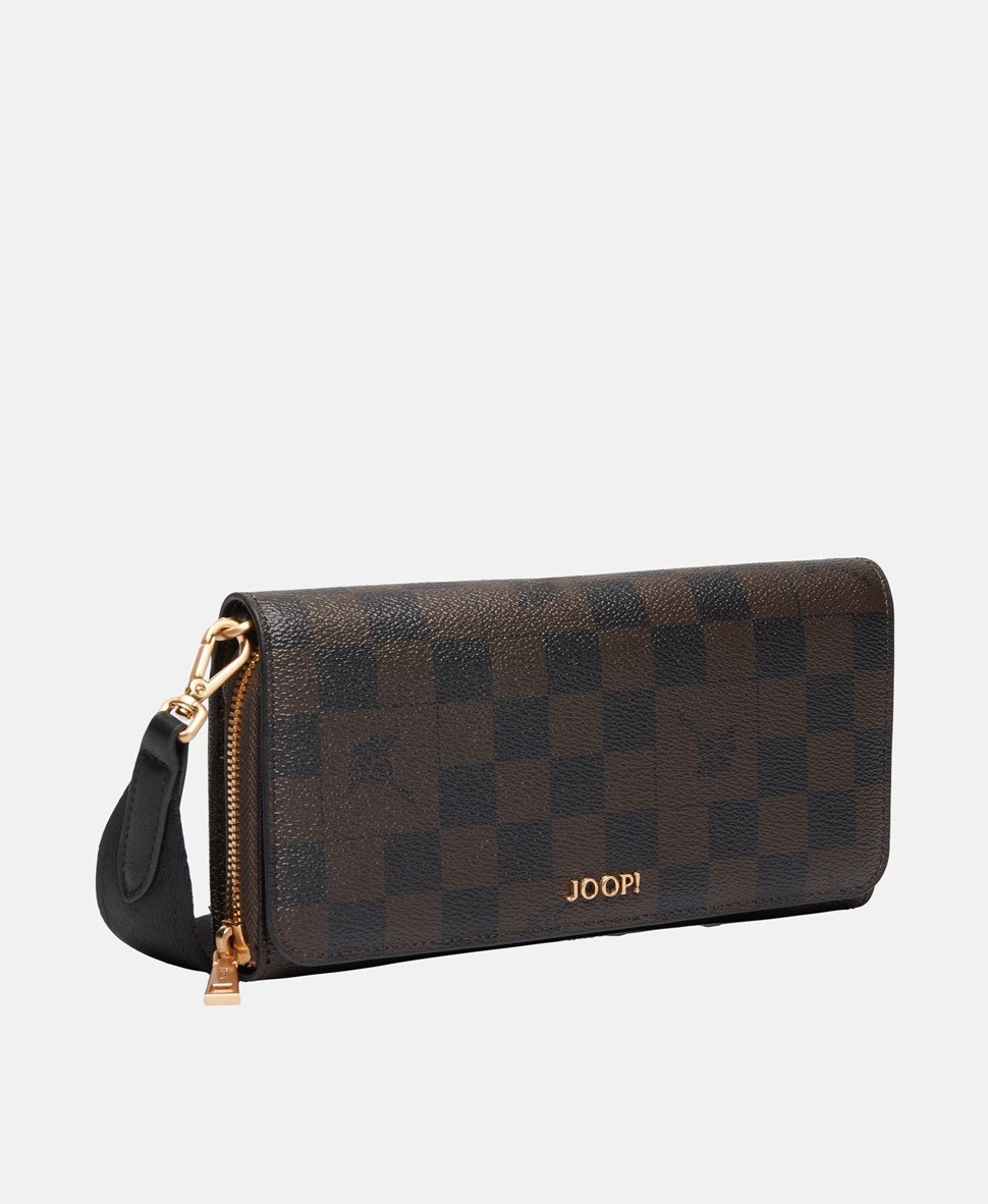Joop! Kožená messenger taška Černá káva 1