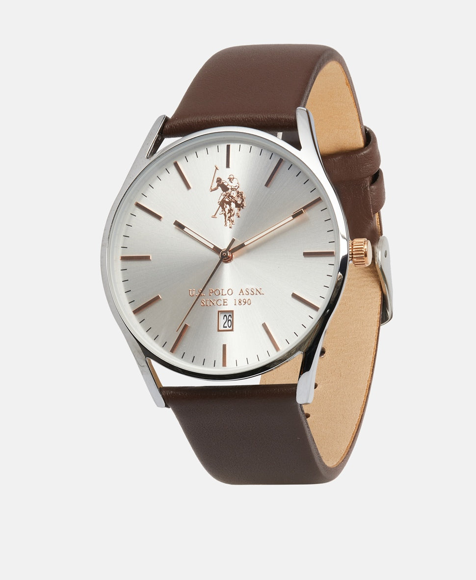 U.S. Polo Assn. hodinky Stříbrná 1