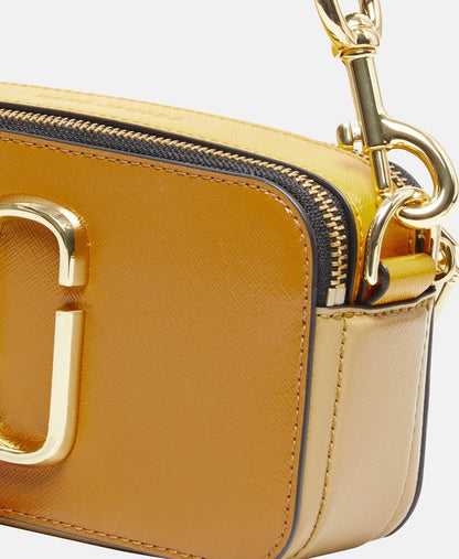 Marc Jacobs Kožená kabelka přes rameno Hnědá 2