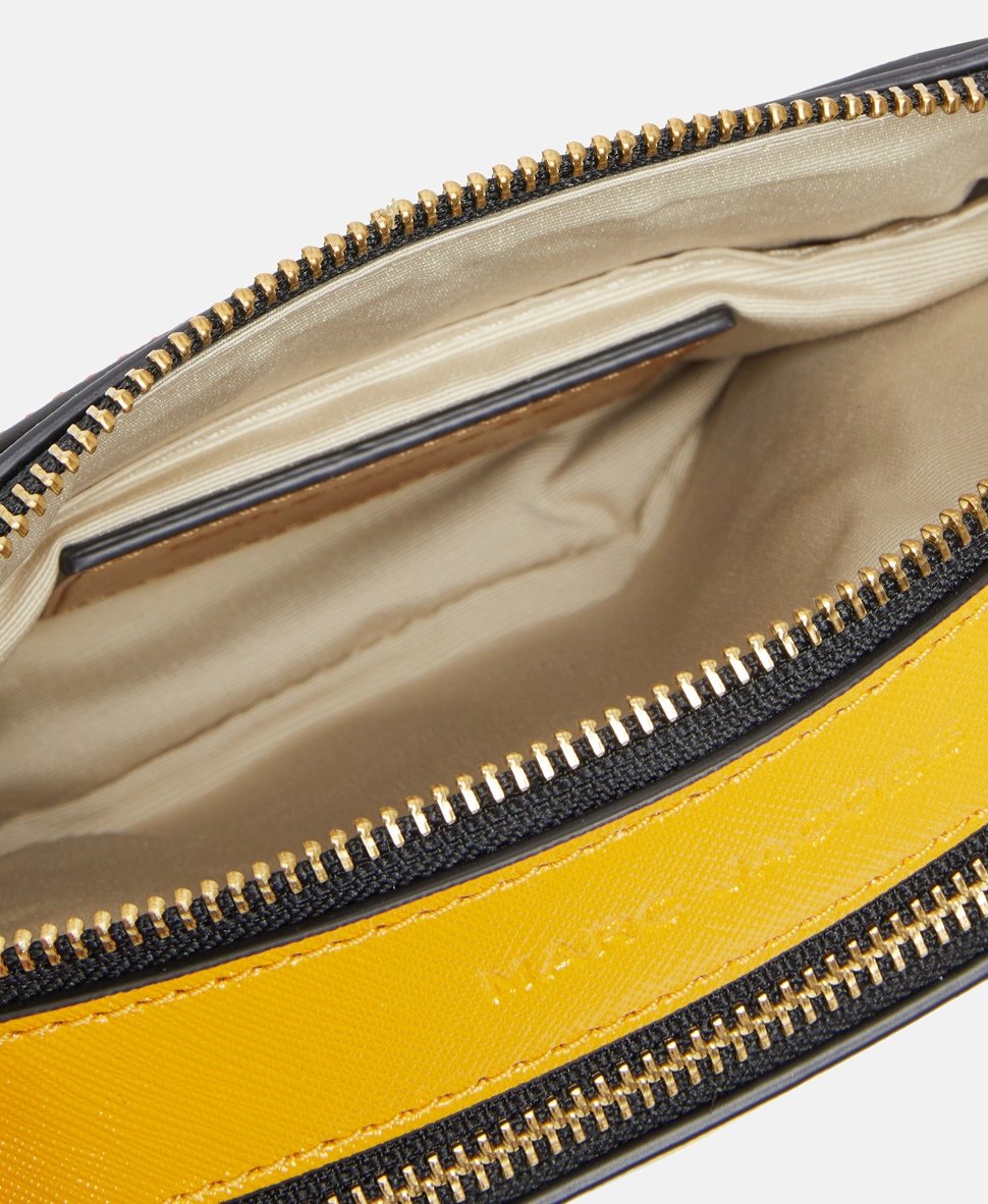 Marc Jacobs Kožená kabelka přes rameno Hnědá 3