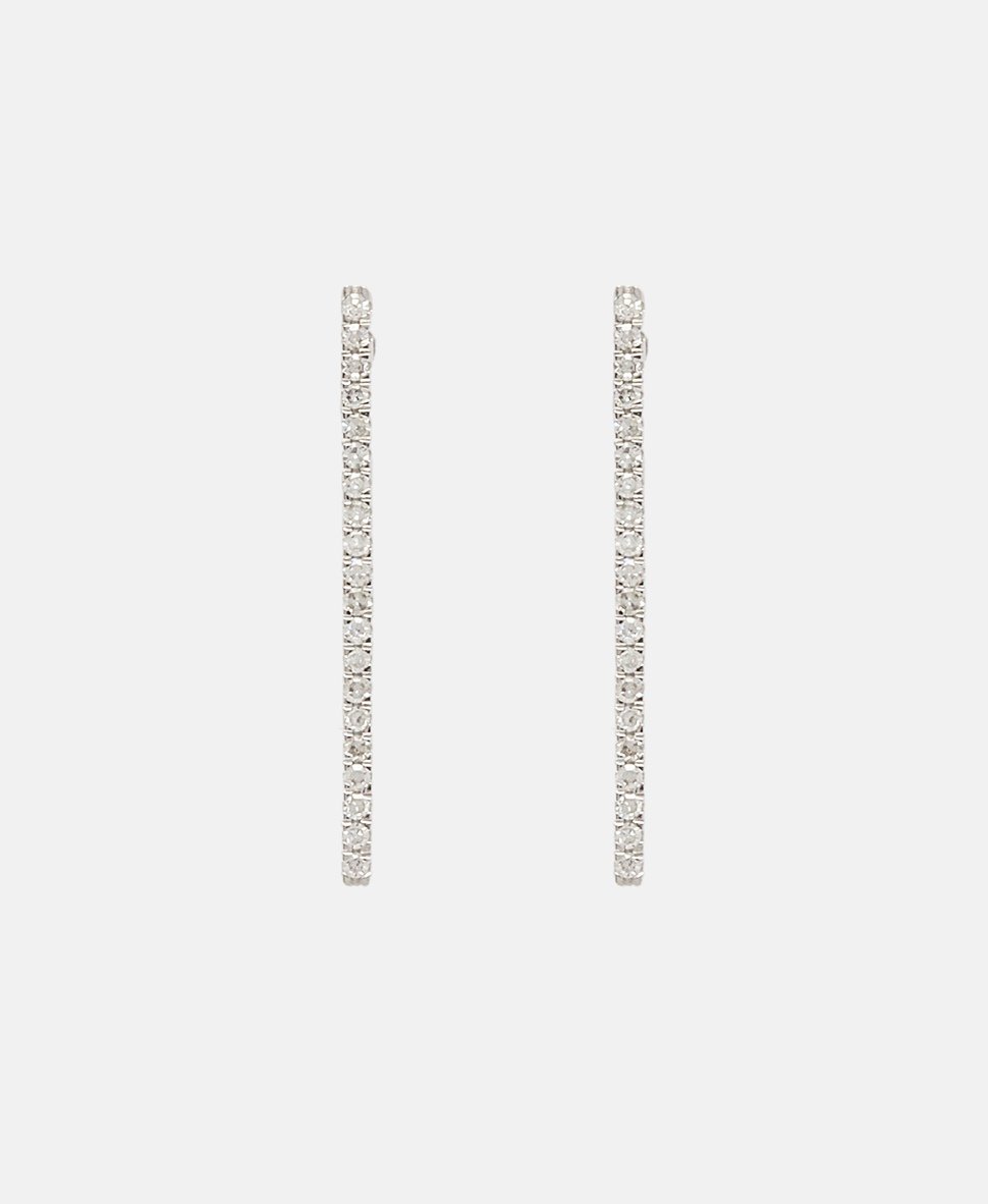 Le Diamantaire diamantové náušnice Bílé zlato 2