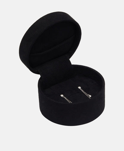 Diamanta diamantové puzetové náušnice Bílé zlato 3