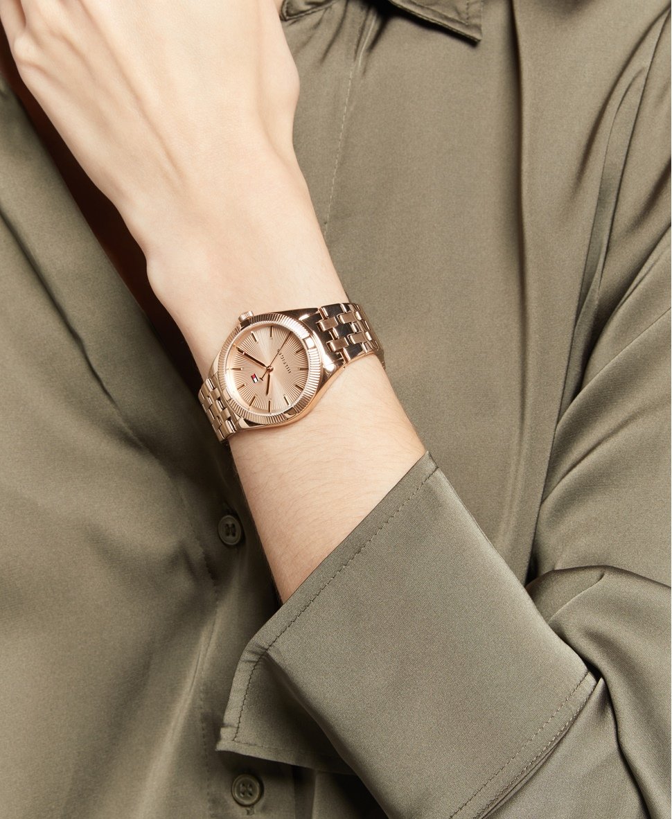 Tommy Hilfiger hodinky Růžově zlatá 4