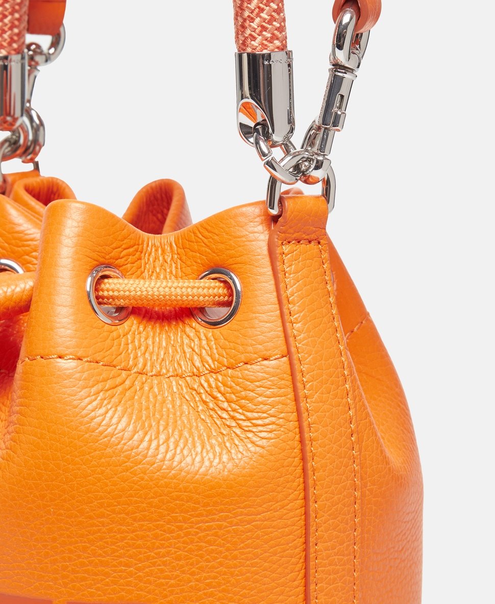 Marc Jacobs kožená hobo kabelka Terakotová 2