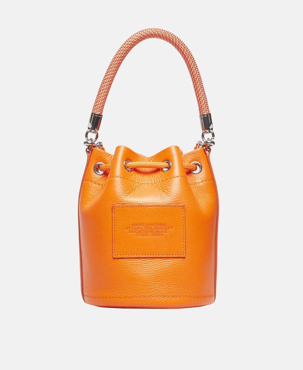 Marc Jacobs kožená hobo kabelka Terakotová 4