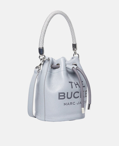 Marc Jacobs kožená hobo kabelka Šedá 1