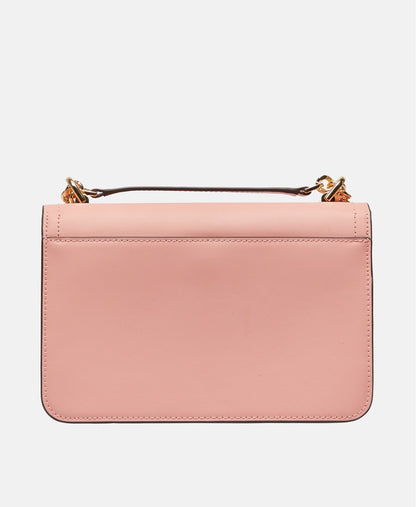 Michael Michael Kors Kožená kabelka přes rameno Starorůžová 4