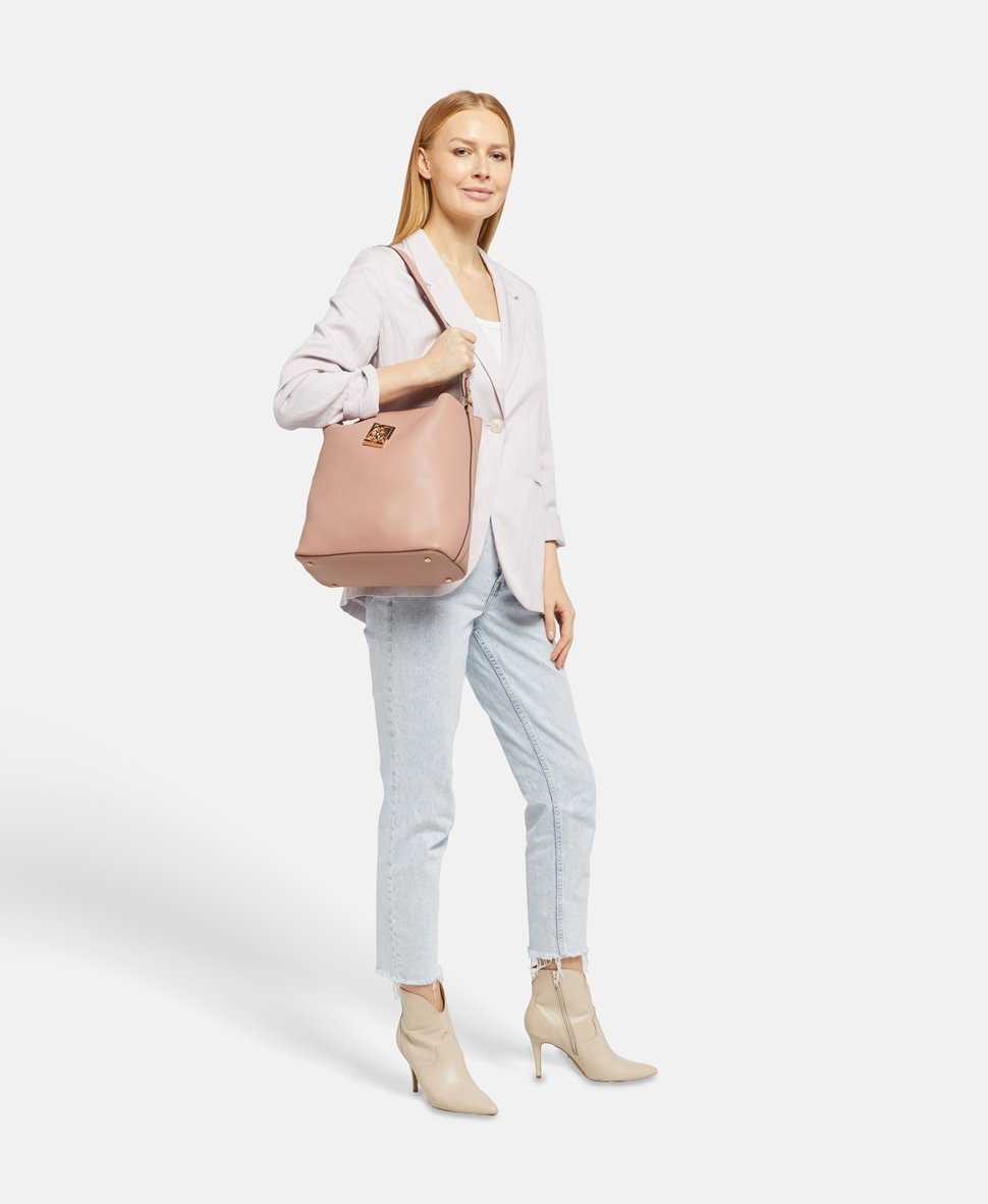 U.S. Polo Assn. kabelka tote Starorůžová 5