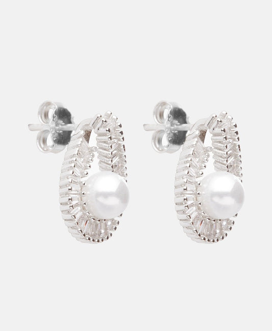 Lawrence Grey Jewelry Puzetové náušnice Stříbrná 1