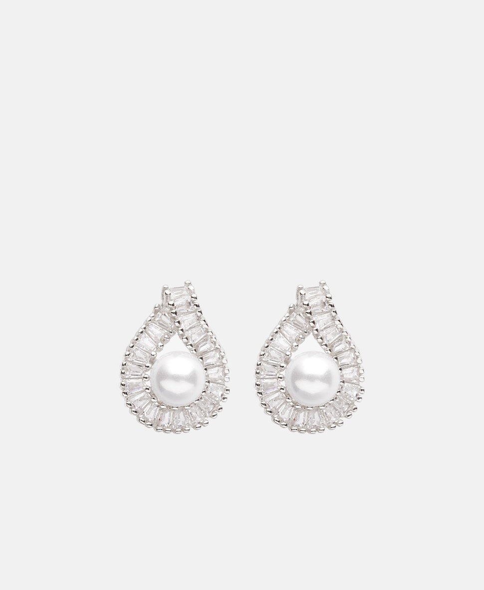 Lawrence Grey Jewelry Puzetové náušnice Stříbrná 2