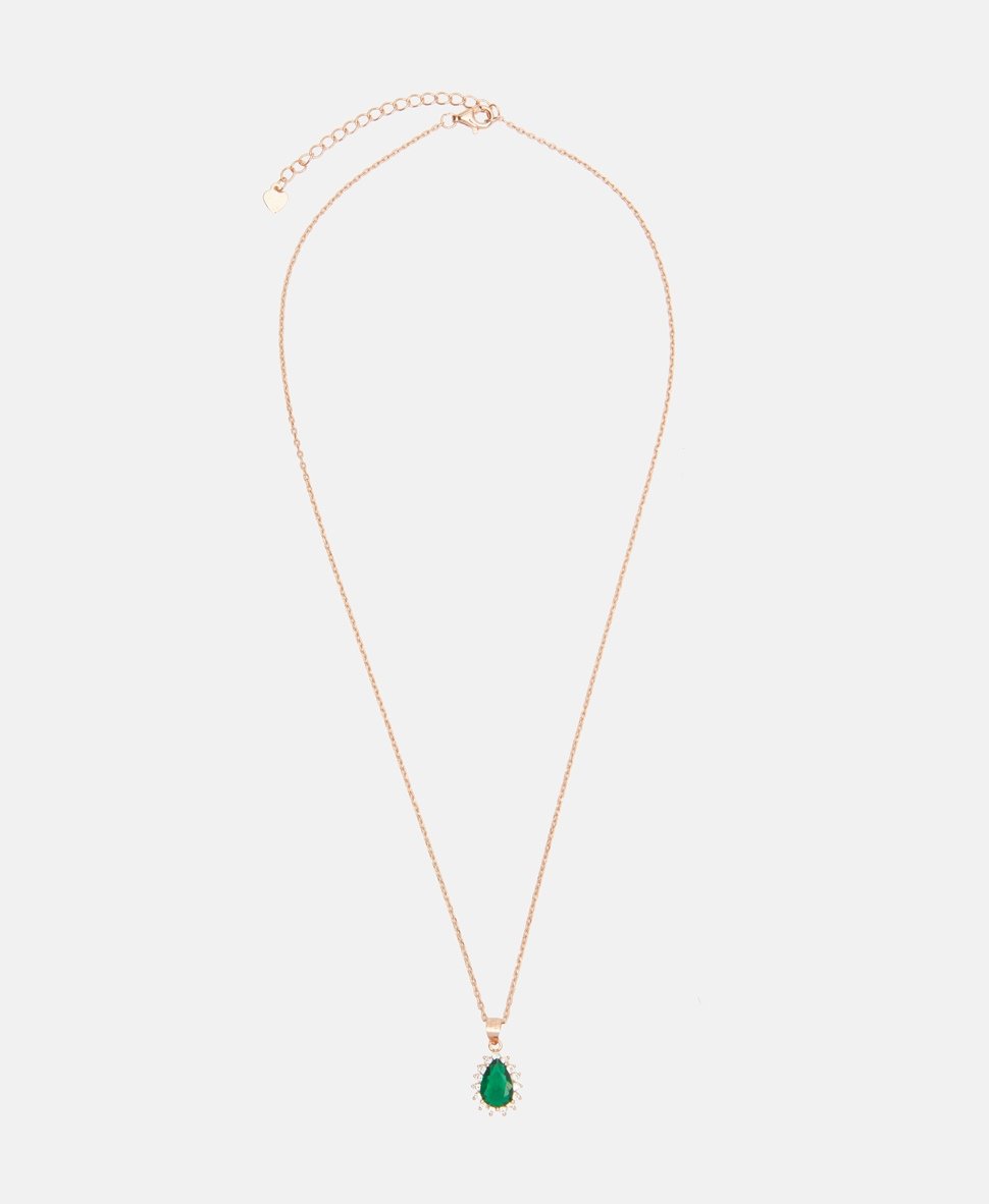 Lawrence Grey Jewelry řetízek s přívěskem Růžově zlatá 1