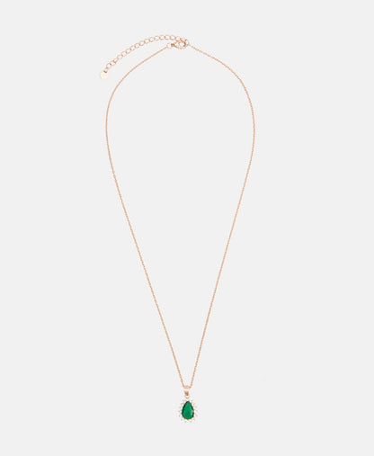 Lawrence Grey Jewelry řetízek s přívěskem Růžově zlatá 1