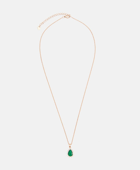 Lawrence Grey Jewelry řetízek s přívěskem Růžově zlatá 1