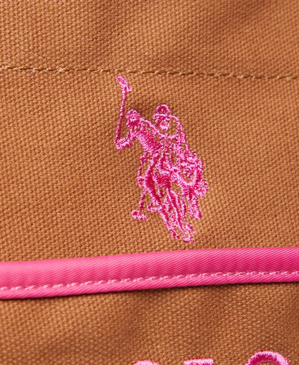 U.S. Polo Assn. kabelka tote Hnědá 2