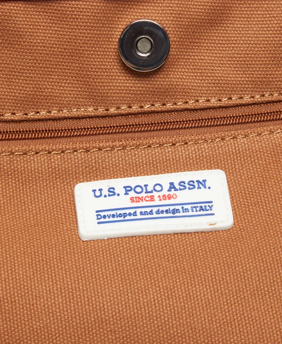 U.S. Polo Assn. kabelka tote Hnědá 3