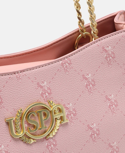 U.S. Polo Assn. kabelka shopper Růžová 2