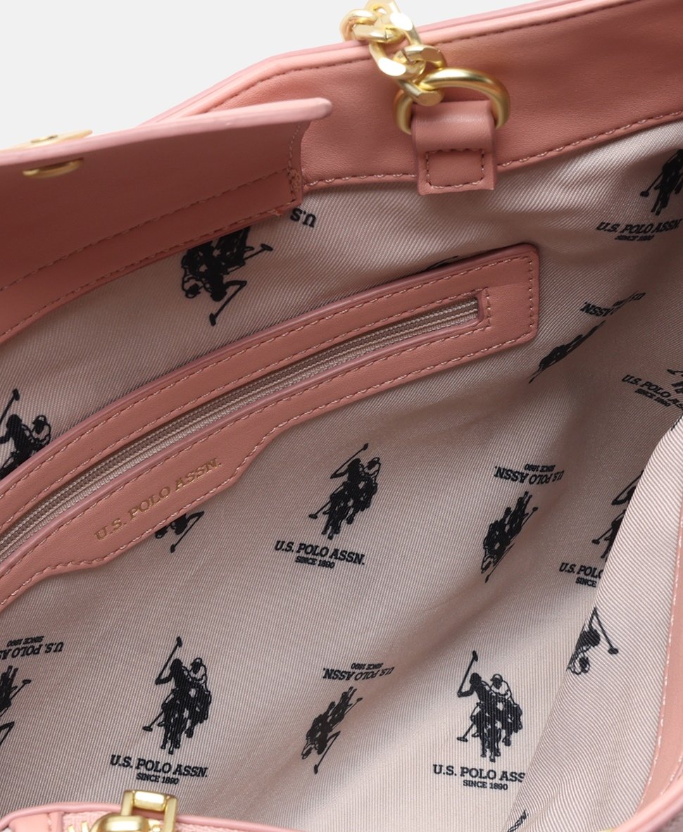 U.S. Polo Assn. kabelka shopper Růžová 3