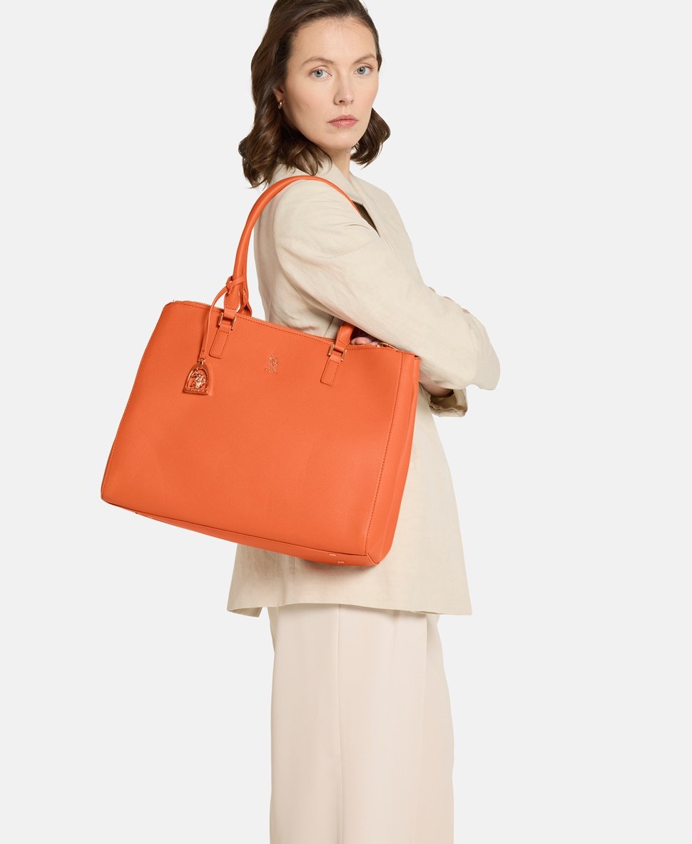 U.S. Polo Assn. kabelka Oranžová 5