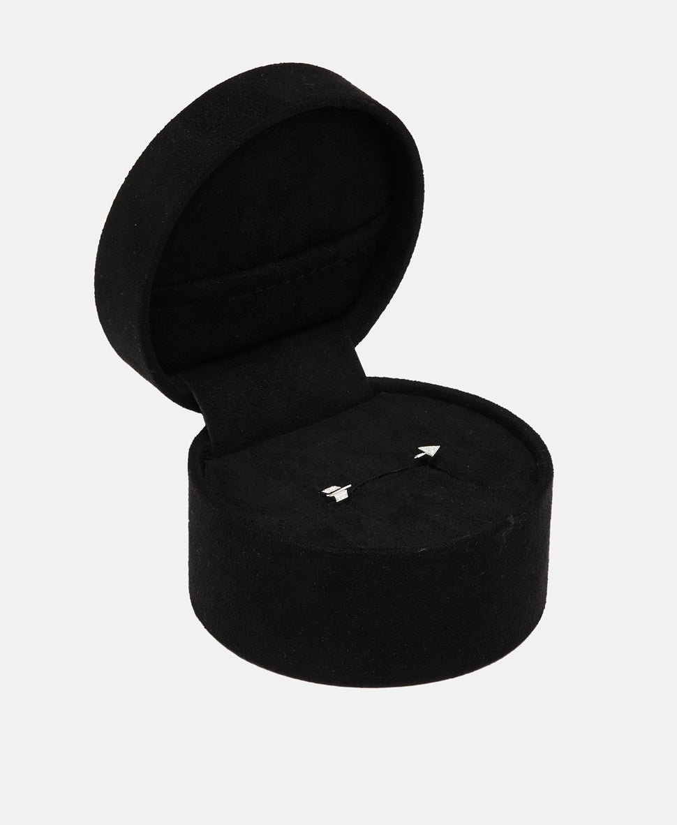 Diamanta diamantové puzetové náušnice Bílé zlato 3