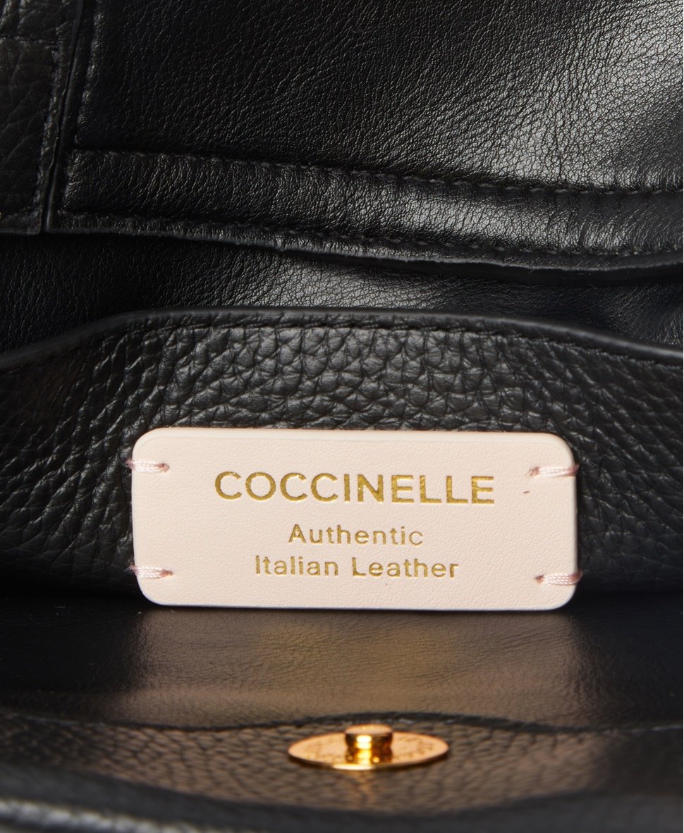 Coccinelle kožená kabelka Černá 3