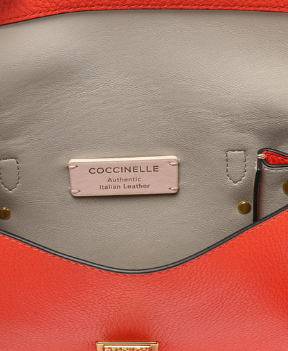 Coccinelle kožená kabelka Červená 3