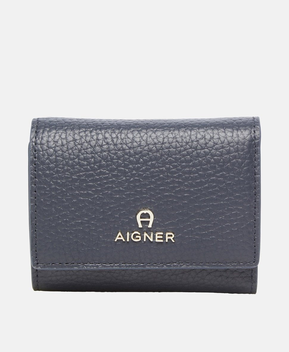 Aigner kožená peněženka Půlnoční modrá 1