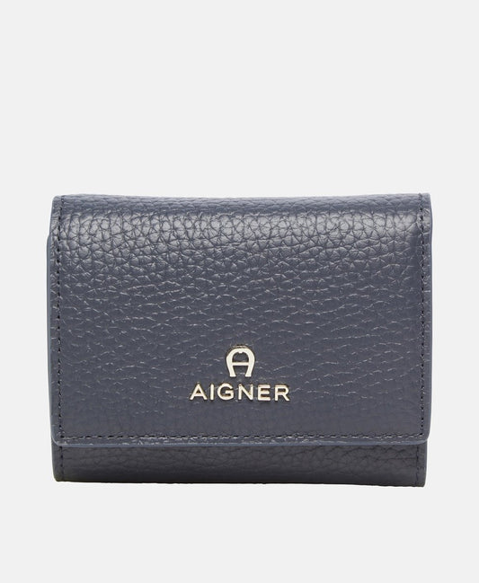 Aigner kožená peněženka Půlnoční modrá 1