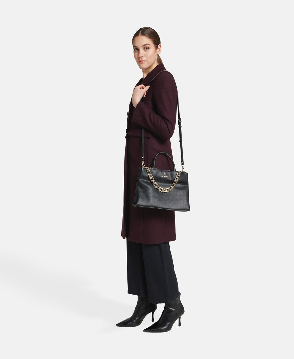 Steve Madden kabelka tote Černá 5