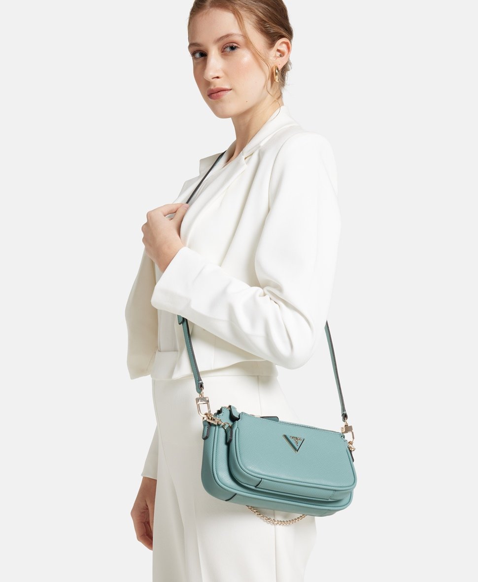 Guess kabelka přes rameno Modrozelená 5