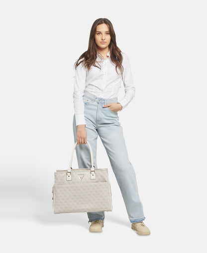 Guess kabelka Světle šedá 5