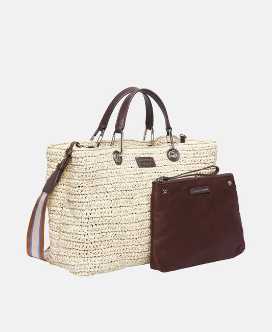 Emporio Armani kabelka shopper Kávová 1