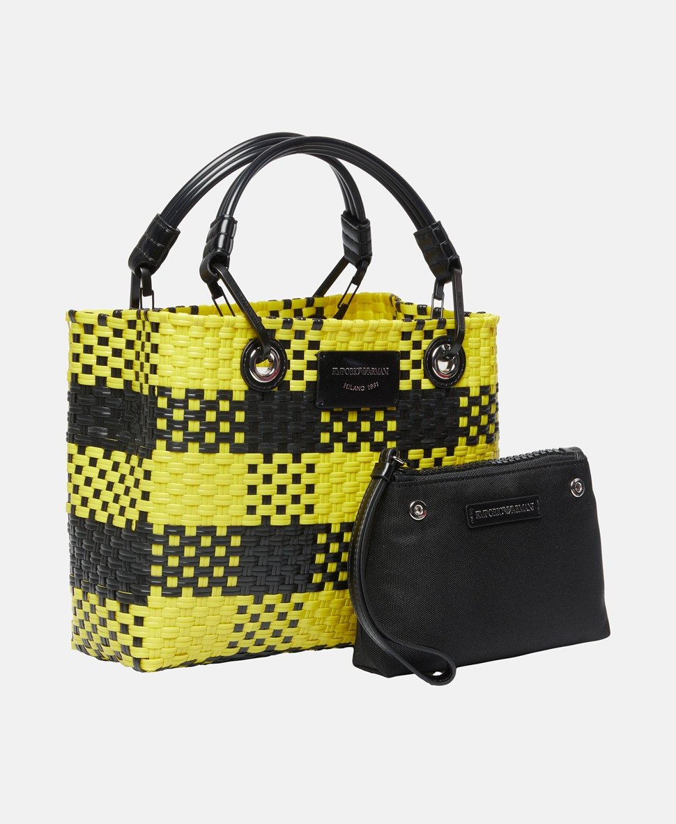 Emporio Armani kabelka Kaviárově černá 1