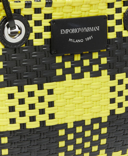 Emporio Armani kabelka Kaviárově černá 3