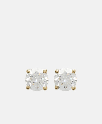 Ethische Diamanten diamantové puzetové náušnice Zlatá 2