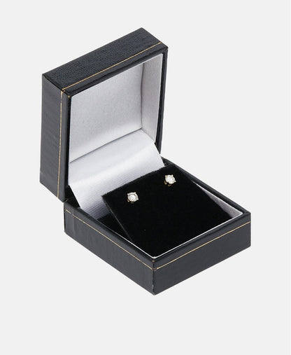 Ethische Diamanten diamantové puzetové náušnice Zlatá 3