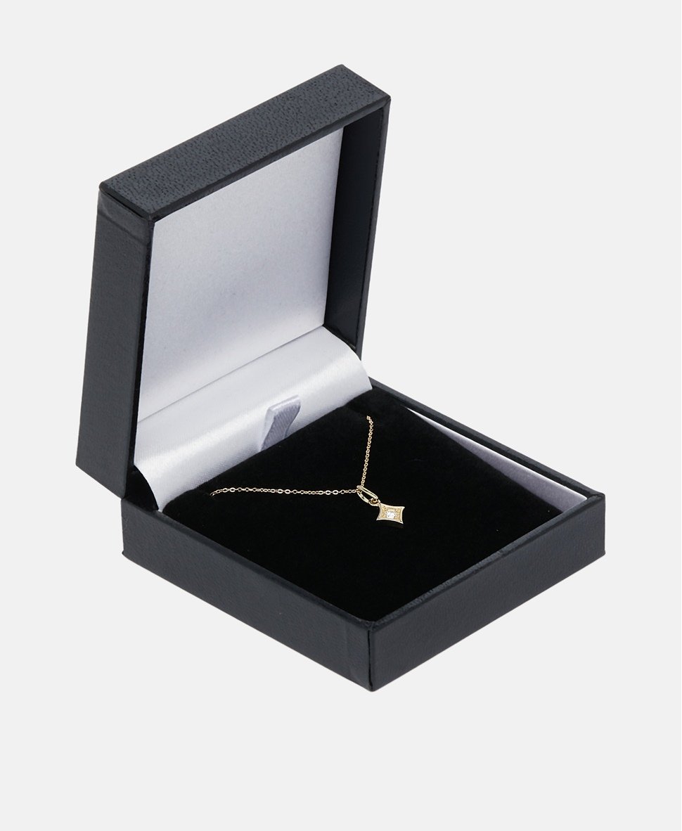 Ethische Diamanten náhrdelník s diamantovým přívěskem Zlatá 3