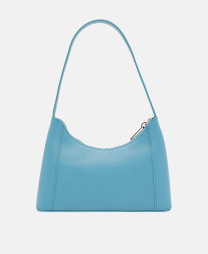 Furla Kožená kabelka přes rameno Modrá 4