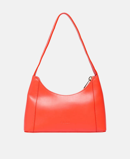 Furla Kožená kabelka přes rameno Oranžová 4