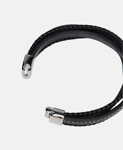 U.S. Polo Assn. kožený náramek Černá 2