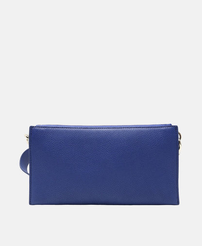 Aigner Kožená messenger taška Modrá 4