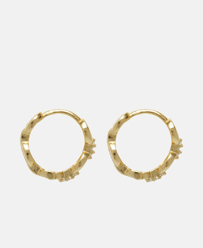 Lawrence Grey Jewelry Obručové náušnice Zlatá 2