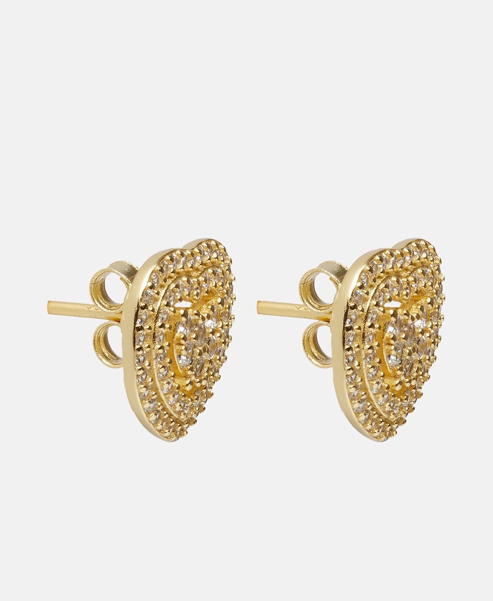Lawrence Grey Jewelry Puzetové náušnice Zlatá 1