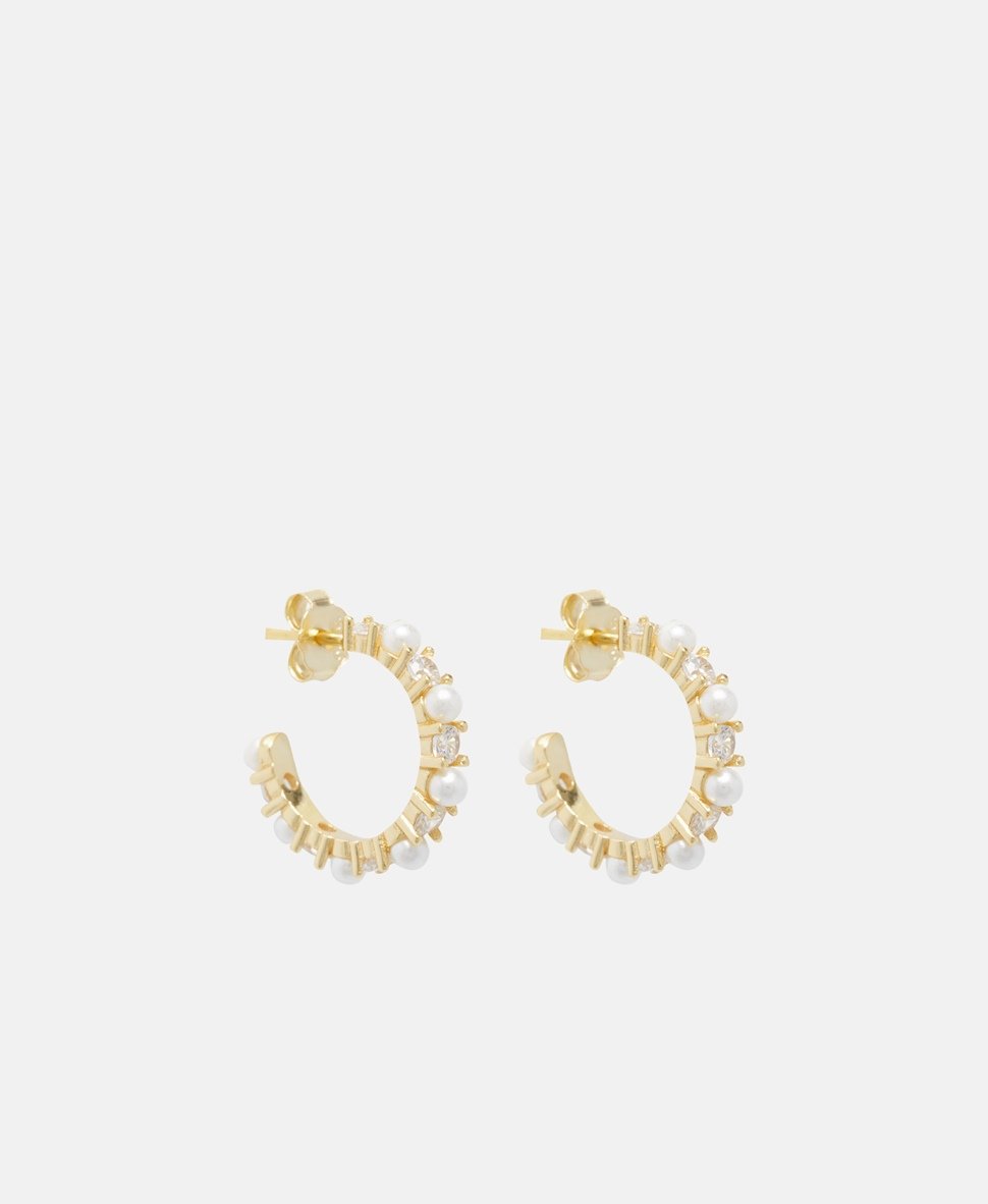 Lawrence Grey Jewelry Puzetové náušnice Zlatá 1